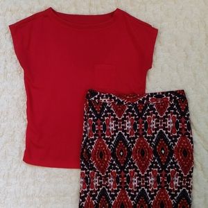 Bundle - Blouse and Skirt Outfit 🔥